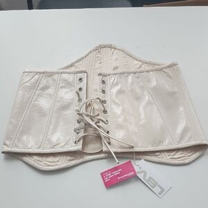 Elegant Cream Corset Top